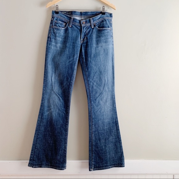 Citizens of Humanity • Ingrid #002 Stretch Low Waist Flair, Medium Wash, Size 28 - Picture 2 of 16